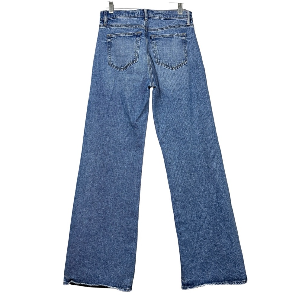LOFT Women's Blue the Wide Leg Jeans - Picture 4 of 8